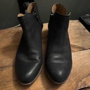 Lucky Brand Black Ankle Boots